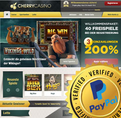 Cherry Casino Webseite