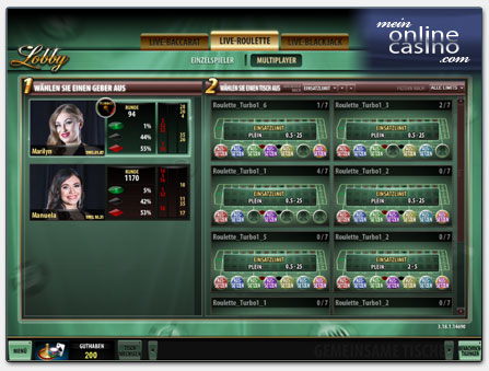 All Jackpots Live Dealer Lobby