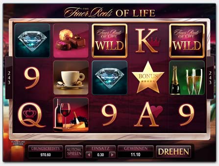 Microgaming 'The Finer Reels of Life' Spielautomat