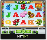 Flowers Video-Slot von Net Entertainment für das iPhone