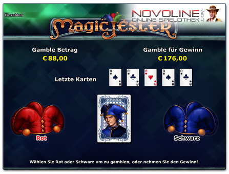 Novoline Magic Jester Kartenrisiko