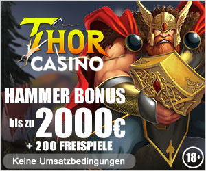 Thor Casino Startgeld-Bonus