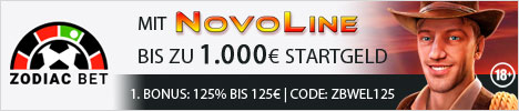 Im ZodiacBet Novoline Casino spielen