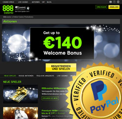 888 Casino Webseite