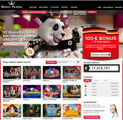 Royal Panda Casino Webseite