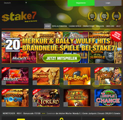 Stake7 Casino Webseite