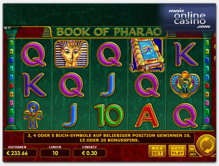 Amatic Book of Pharao Spielautomat