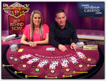 LeoVegas Blackjack Party von Evolution Gaming