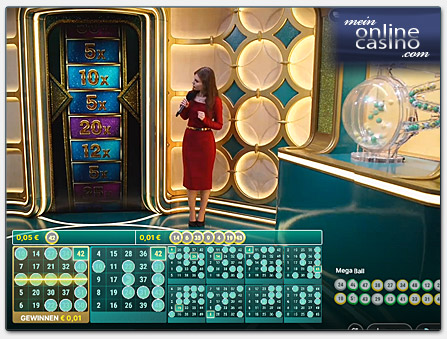 Evolution Mega Ball im besten Live Dealer Casino spielen