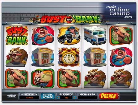 Microgaming 'Bust the Bank' Spielautomat