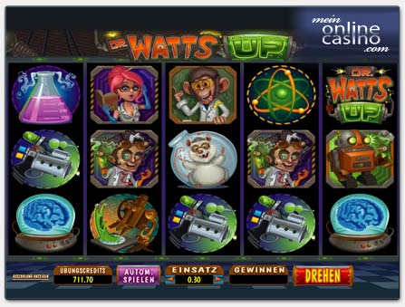 Microgaming 'Dr. Watts Up' Spielautomat
