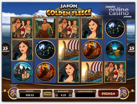 Microgaming 'Jason and the Golden Fleece' Spielautomat