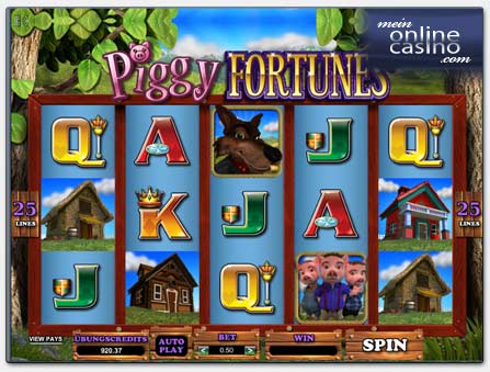 Microgaming 'Piggy Fortunes' Spielautomat