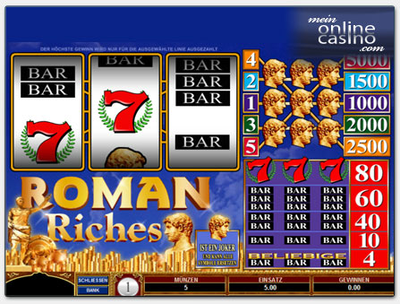 Roman Riches Classic Microgaming Slot