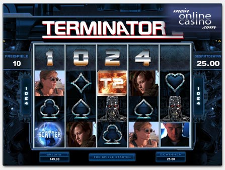 Microgaming 'Terminator 2' Freispielrunde