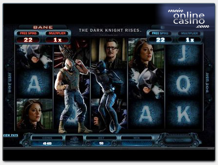 Microgaming The Dark Knight Rises online Slot