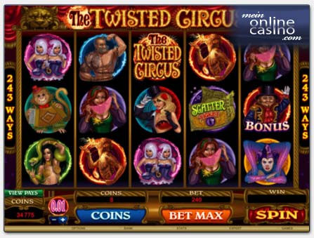 Microgaming The Twisted Circus Video-Slot