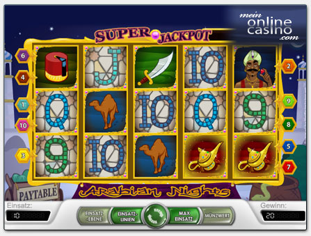 Arabian Nights im CasinoEuro spielen