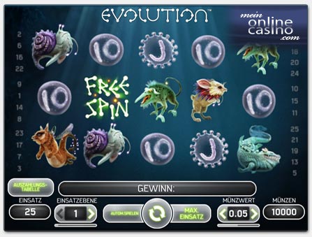 Net Entertainment Evolution Video-Slot
