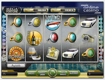Mega Fortune im CasinoEuro spielen