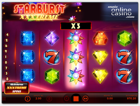 NetEnt Starburst XXXtreme Spielautomat