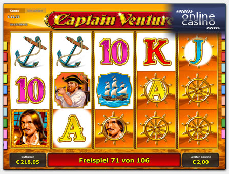 Novoline Captain Venture Spielautomat
