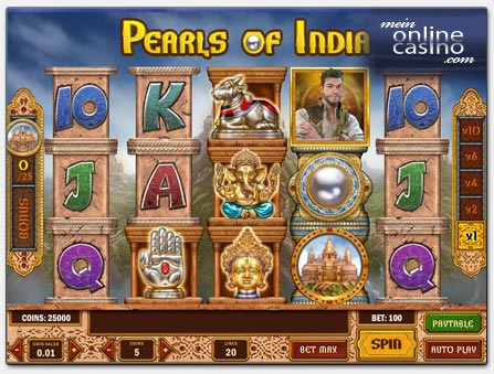 Play'n GO Pearls of India Spielautomat