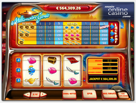 SkillOnNet Millionaire Genie im DrückGlück Casino