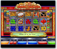 Microgaming House of Dragons Video-Slot