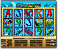 Surf Safari Video-Spielautomat von Microgaming