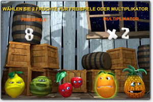 Funky Fruits Farm Freispielrunde