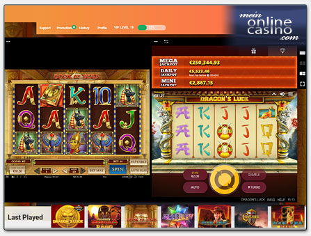 LeoVegas Casino Mehrbildschirm-Feature