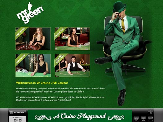 Mr Green Live Dealer Casino