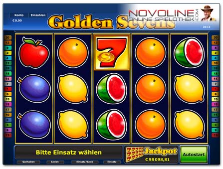 Golden Sevens Jackpot Spielautomat