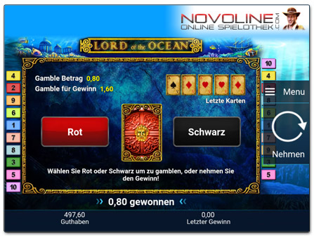 Novoline Lord of the Ocean Kartenrisiko mobil