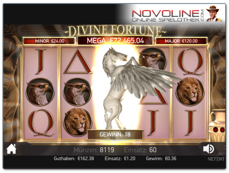 NetEnt Divine Fortune auf dem Handy