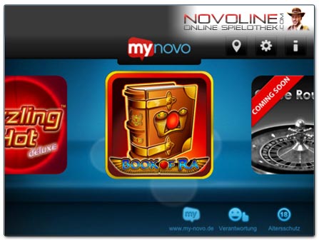 NOVO App mit Novoline Spielen
