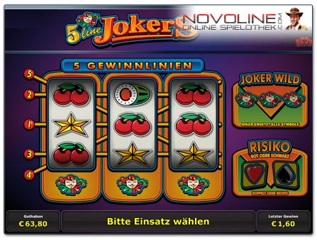 Novoline Spiel 5 Line Jokers