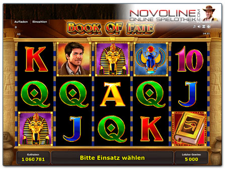 Novoline Spielautomat Book of Fate