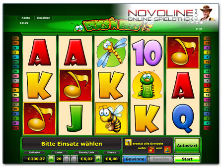 Novoline Spiel Bugs'n Bees