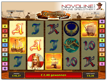 Novoline Columbus Deluxe Gewinn