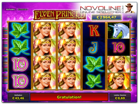 Novoline Spiel Elven Princess Freispielrunde