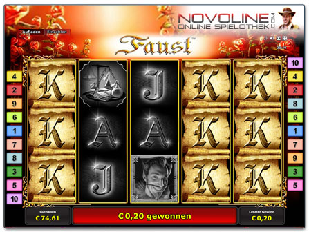 Novoline Spiel Faust Freispielrunde