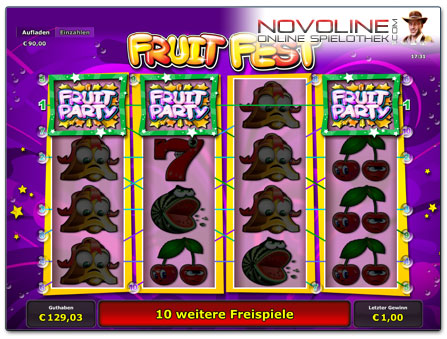 Novoline Spiel Fruit Fest Freispielrunde