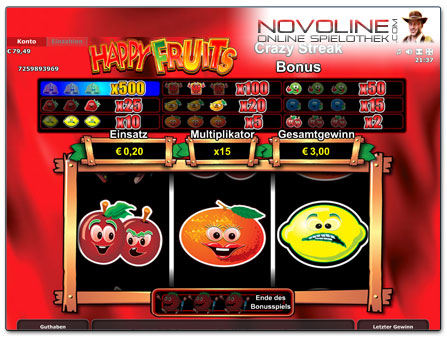 Novoline Happy Fruits