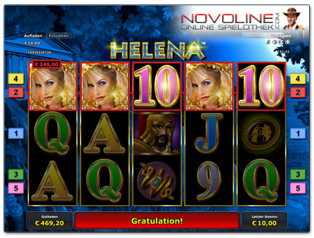 Novoline Spiel Helena Freispielrunde