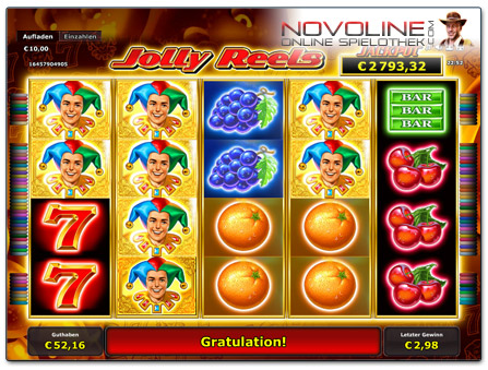 Novoline Spiel Jolly Reels Freispielrunde