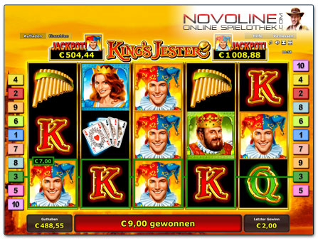 Novoline Spiel King's Jester Freispielrunde