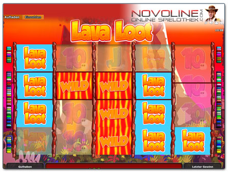 Novoline Spiel Lava Loot Freispielrunde