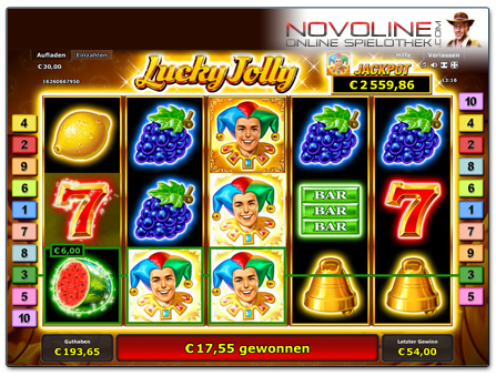 Novoline Spiel Lucky Jolly Freispielrunde
